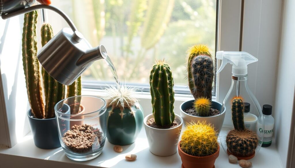 Cactus watering needs