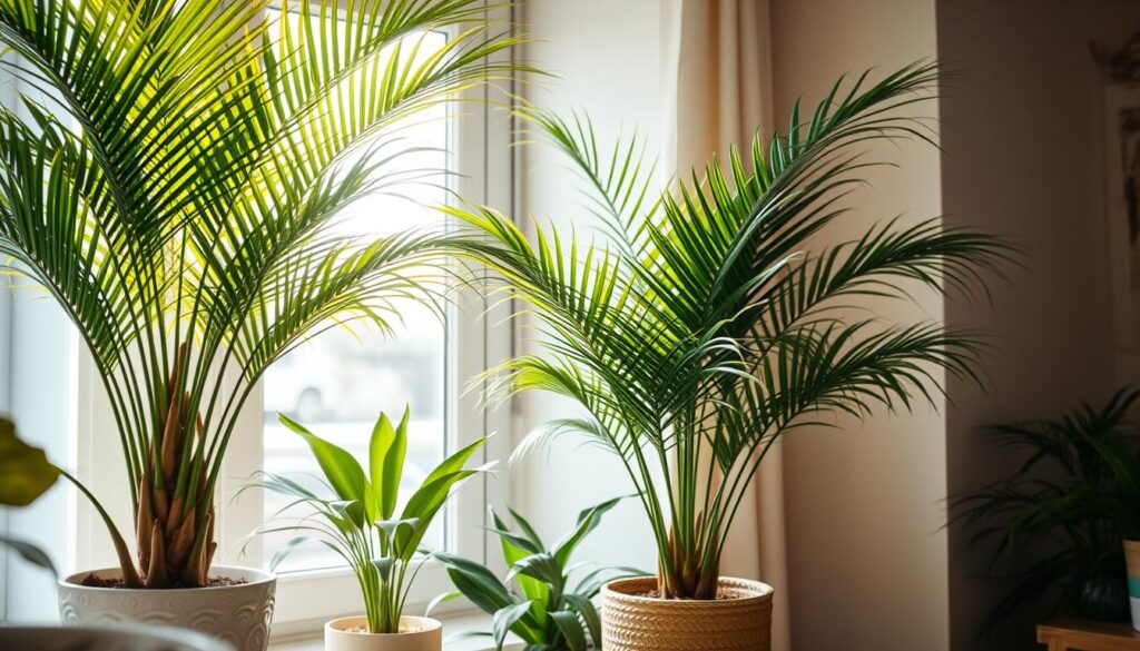 How to care for the indoor palm plants