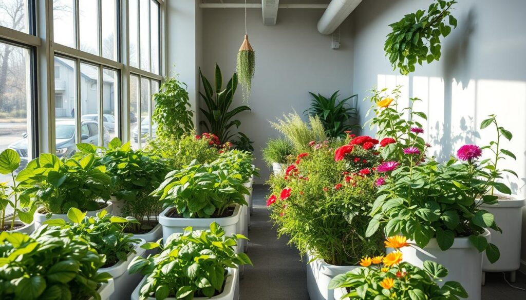 Hydroponic systems for indoor spaces